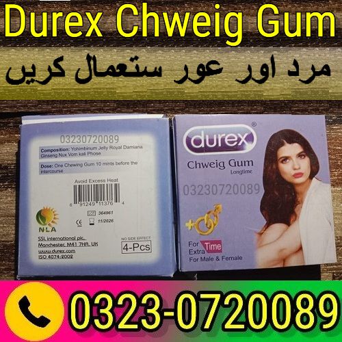 Durex Chewing Gum Male And Female In Pakistan