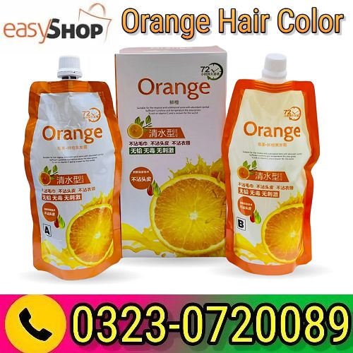 Orange Delicious Fruit Hair Color