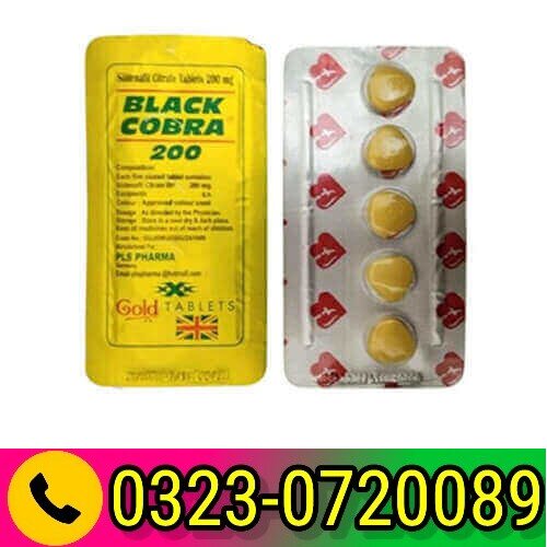 Original Black Cobra Tablets 200Mg In Pakistan 