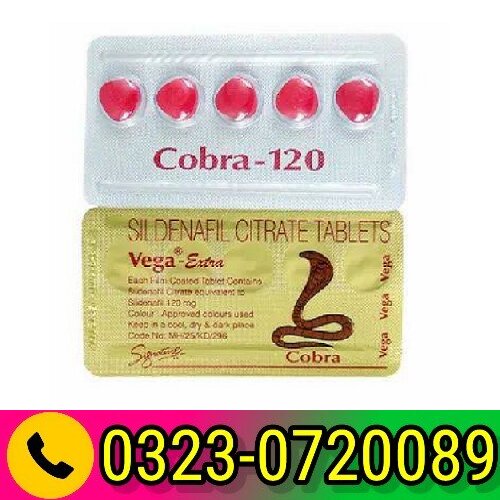 Black Cobra 120mg Tablets Price in Pakistan 