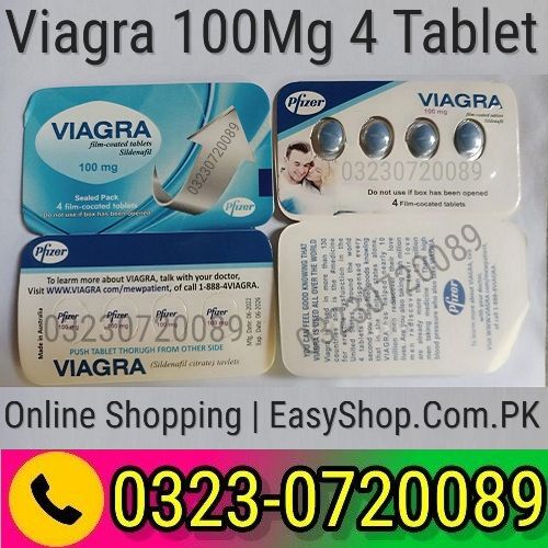 Pfizer Viagra 100Mg 4 Tablet in Pakistan